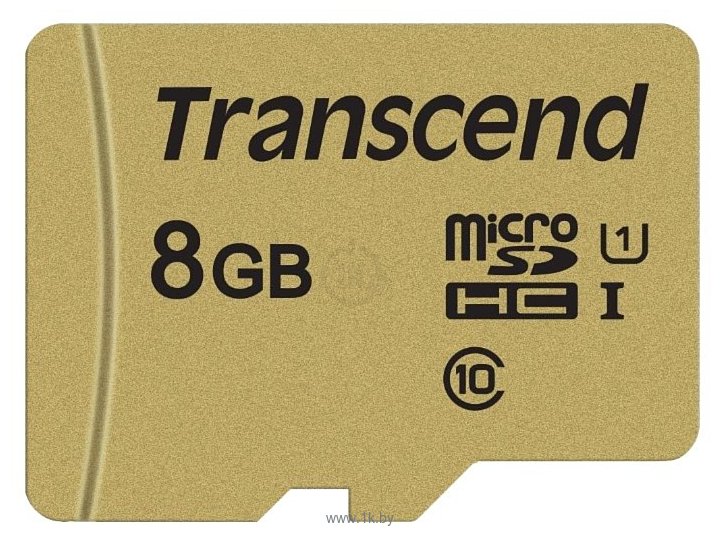 Фотографии Transcend microSDHC 500S 8GB + адаптер
