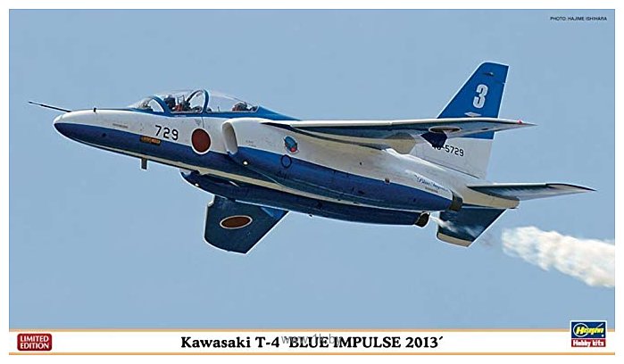 Фотографии Hasegawa Учебно-тренировочный самолет Kawasaki T-4 Blue Impulse (2 kits)