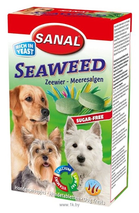 Фотографии SANAL Seaweed с морскими водорослями для собак и щенков