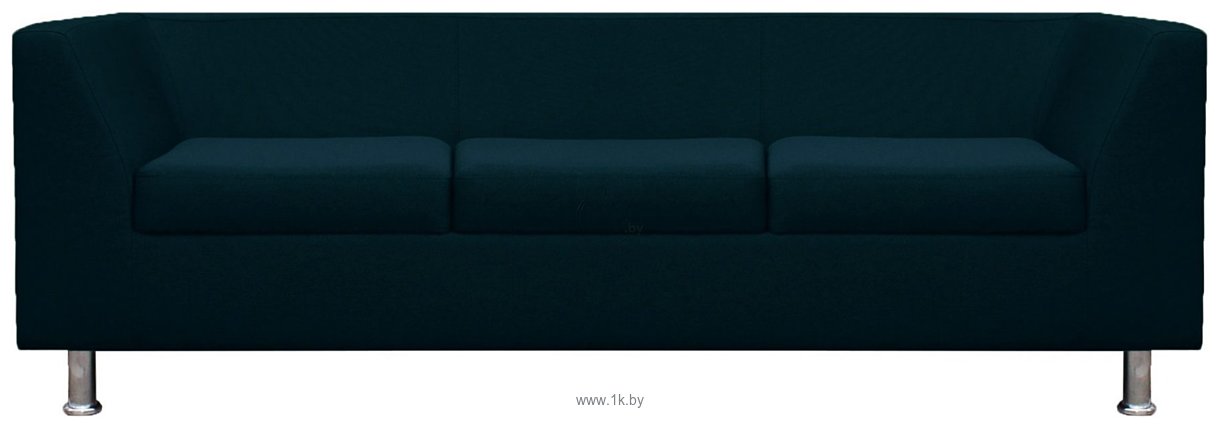 Фотографии Brioli Дедрик трехместный (рогожка, J17 темно-синий)