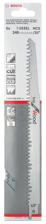 Фотографии Bosch 2608650676 5 предметов