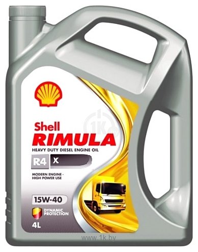 Фотографии Shell Rimula R4 X 15W-40 4л