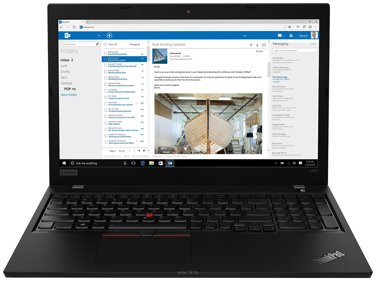 Фотографии Lenovo ThinkPad L590 (20Q7001LRT)