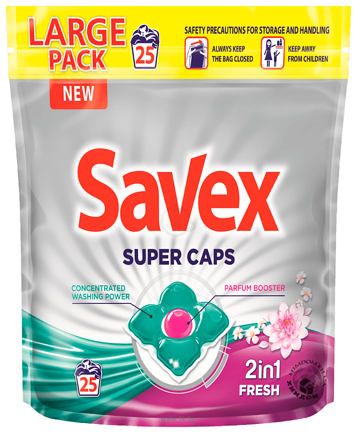 Фотографии Savex Super Caps 2 in 1 Fresh (25 шт)