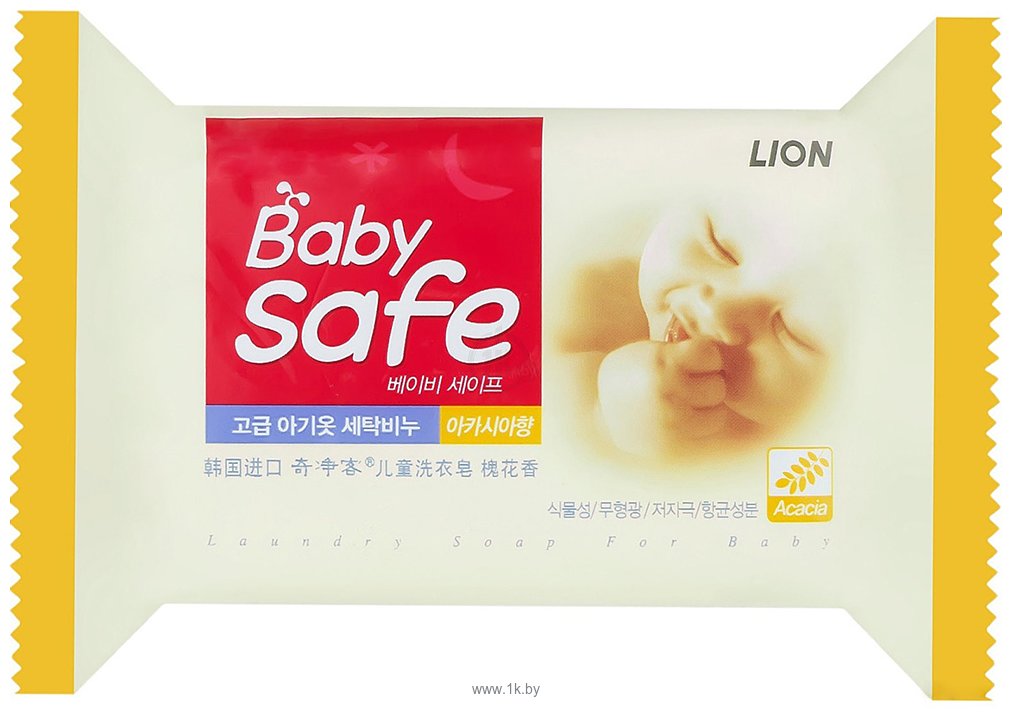 Фотографии Lion Baby Safe с ароматом акации 190 г