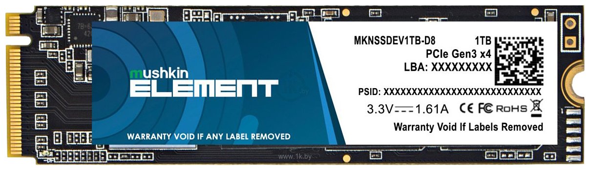 Фотографии Mushkin Element 1TB MKNSSDEV1TB-D8