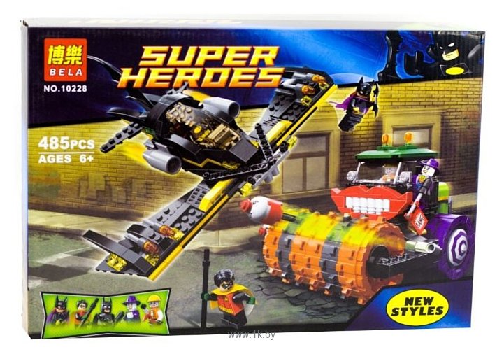 Фотографии BELA Super Heroes 10228 Паровой каток Джокера