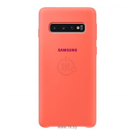 Фотографии Samsung Silicone Cover для Samsung Galaxy S10 (розовый)