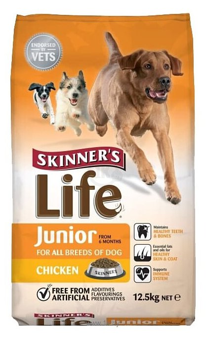 Фотографии SKINNER'S (2.5 кг) Life Junior с курицей