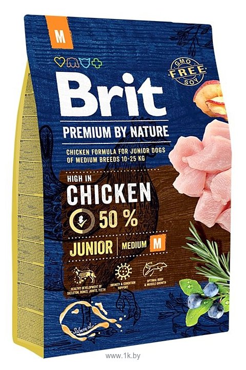 Фотографии Brit (3 кг) Premium by Nature Junior M