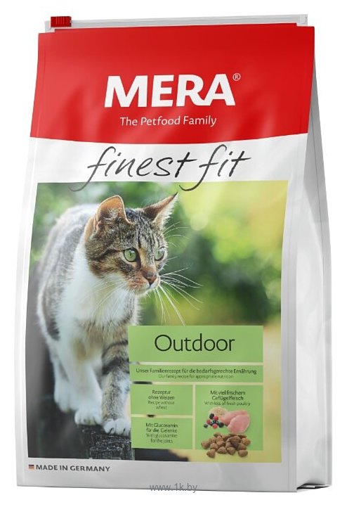 Фотографии Mera (4 кг) Finest Fit Outdoor для взрослых кошек