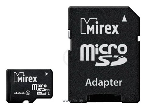 Фотографии Mirex microSDHC Class 10 UHS-I U1 16GB + SD adapter