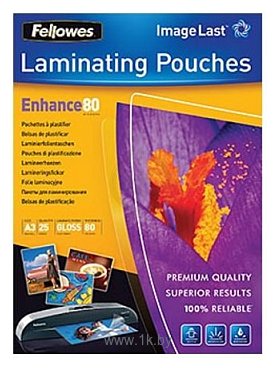 Фотографии Fellowes Glossy Polyester Pouches А3, 80 мкм, 100 л