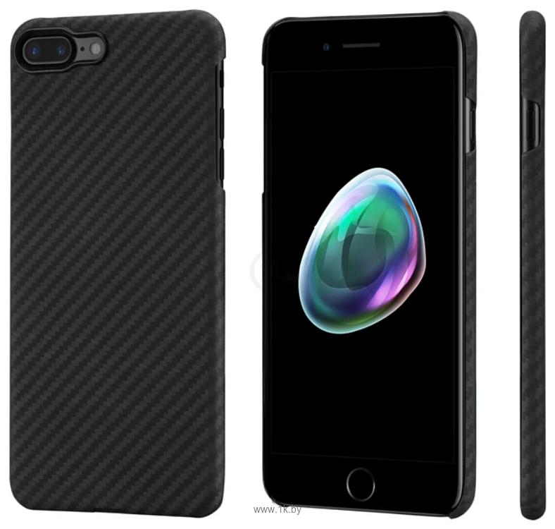 Фотографии Pitaka MagEZ Case Pro для iPhone 7 Plus (twill, черный/серый)