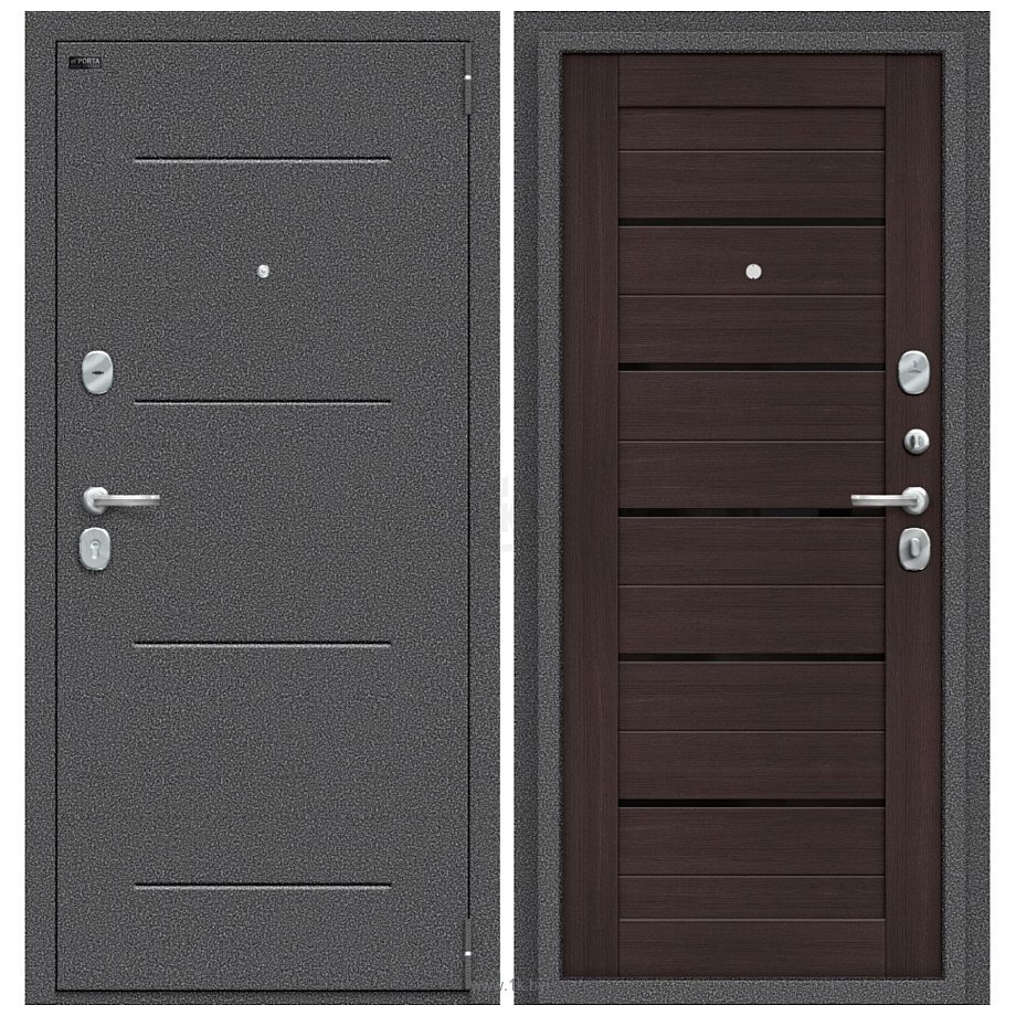 Фотографии el'Porta Porta S 104.П22 (антик серебро/wenge veralinga)