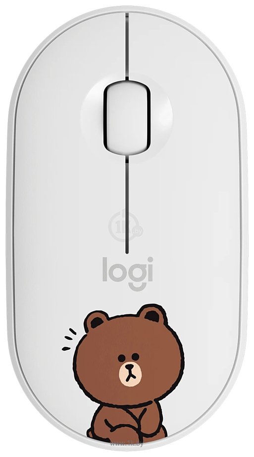 Фотографии Logitech M350 Pebble Line Friends Brown white