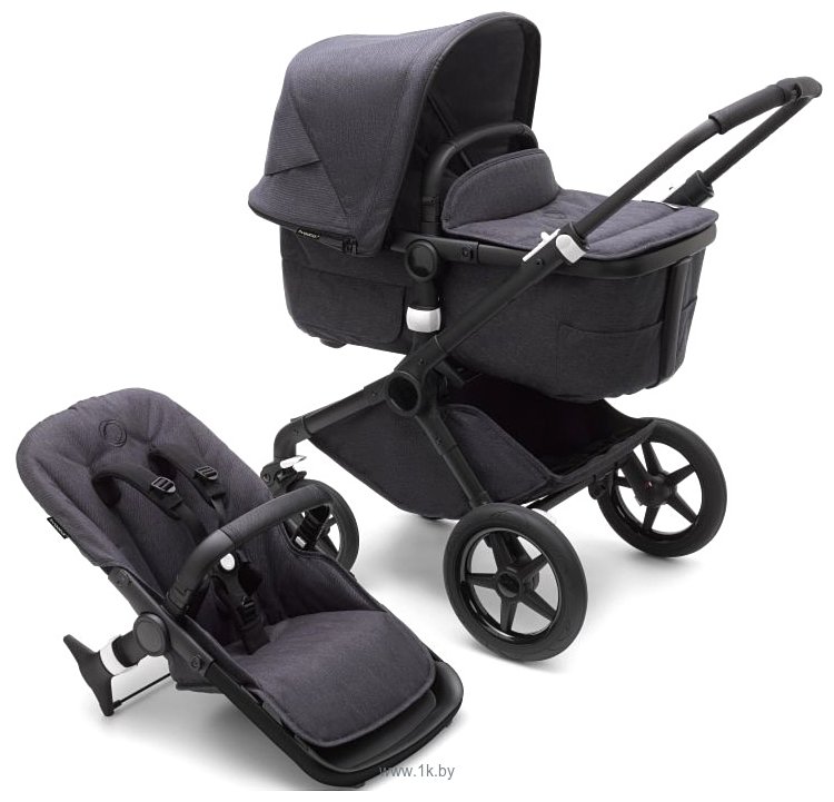 Фотографии Bugaboo Fox 3 (2 в 1, mineral black/black washed)