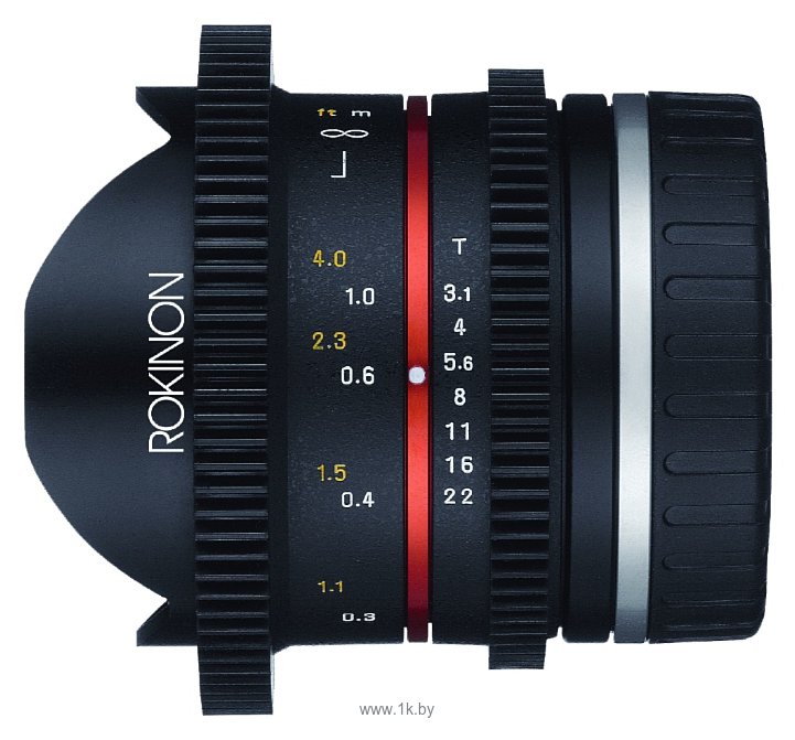 Фотографии Rokinon 8mm T3.1 Cine UMC Fisheye II Fujifilm X (CV8MBK31-FX)