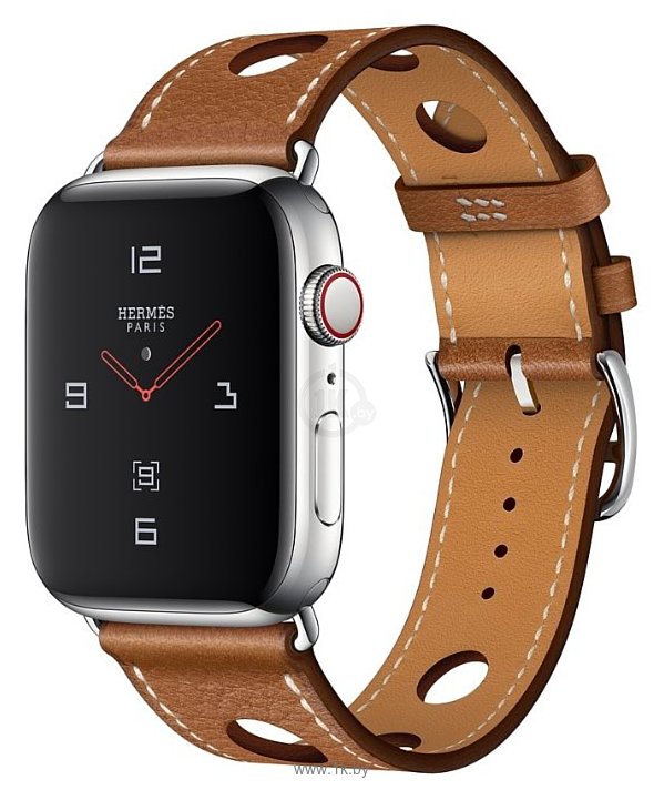 Фотографии Apple Watch Herms Series 4 GPS + Cellular 44mm Stainless Steel Case with Leather Single Tour Rallye