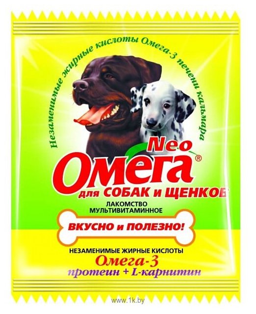 Фотографии Омега Neo для собак и щенков с протеином и L-карнитином,