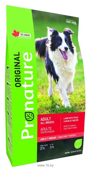 Фотографии ProNature (11.3 кг) Original Lamb Peas & Barley для взрослых собак всех пород