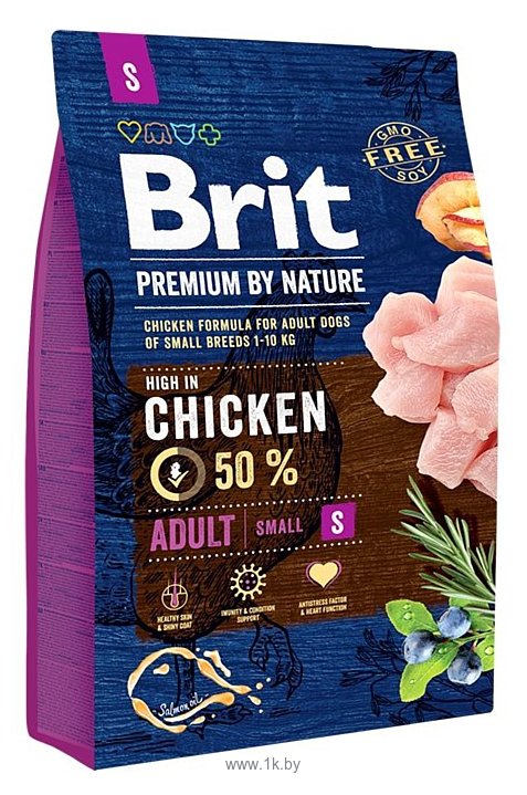 Фотографии Brit (3 кг) Premium by Nature Adult S