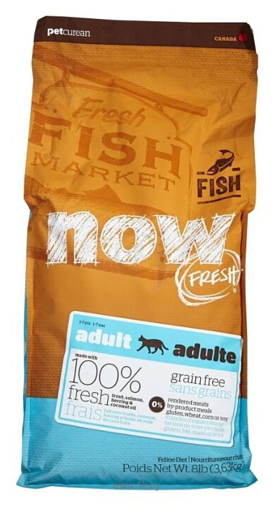 Фотографии NOW FRESH (3.63 кг) Grain Free Fish Recipe for Adult Cats