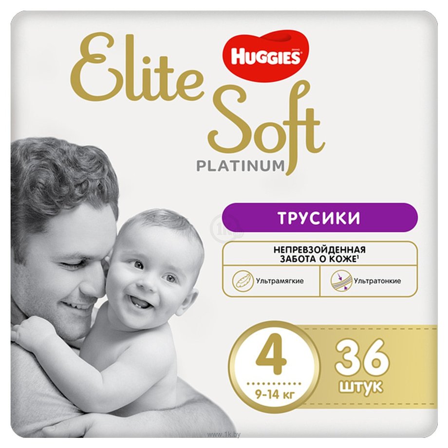 Фотографии Huggies Elite Soft Platinum Mega 4 (9-14 кг) 36 шт. 