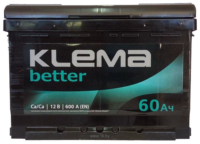 Фотографии Klema Better 6CТ-60А(0) (60Ah)