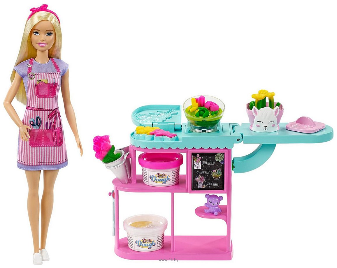 Фотографии Barbie Флорист с цветочным магазином GTN58