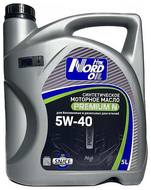 Фотографии Nord Oil Premium N 5W-40 SN/CF 5л