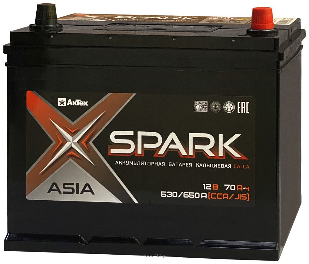Фотографии Spark Asia 530/650A EN/JIS R+ SPAA70-3-R (70Ah)