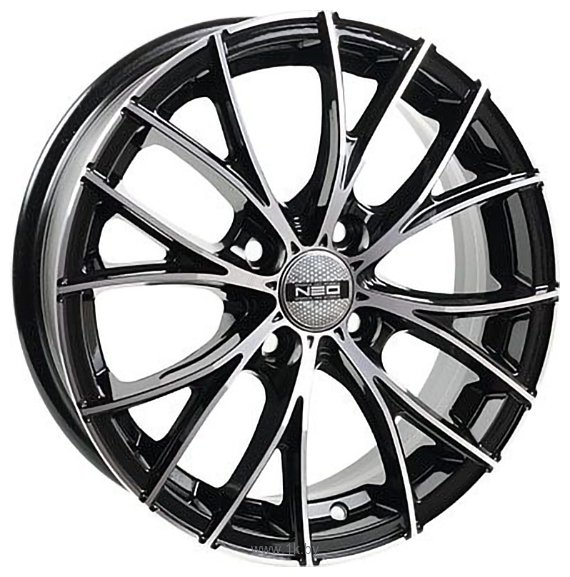 Фотографии Neo Wheels 573 6x15/4x100 D60.1 ET40 Черный с полировкой