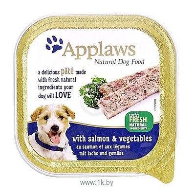 Фотографии Applaws Dog Pate with Salmon & Vegetables (0.150 кг) 1 шт.