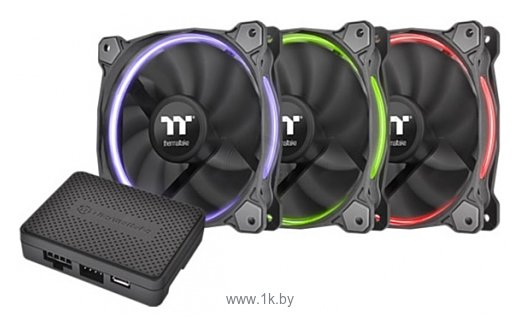 Фотографии Thermaltake Riing Plus 14 LED RGB Radiator Fan TT Premium Edition (3 Fan Pack)