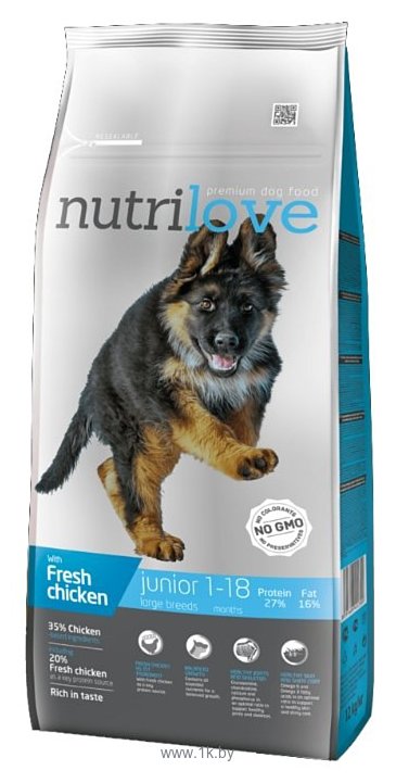 Фотографии nutrilove Dogs - Dry food - Junior Large