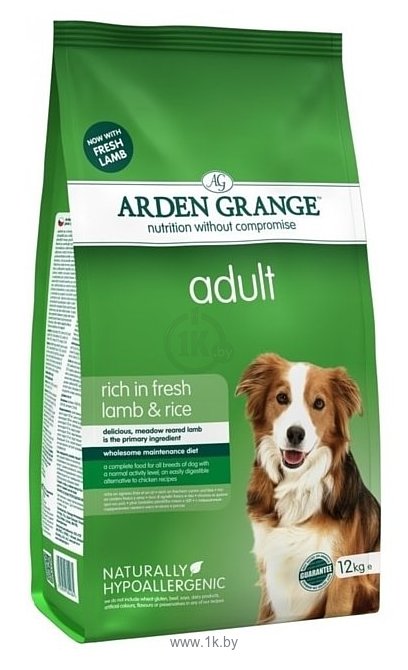 Фотографии Arden Grange (12 кг) Adult ягненок и рис сухой корм для взрослых собак