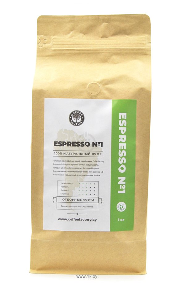 Фотографии Coffee Factory Craft Espresso 1.0 в зернах 1000 г