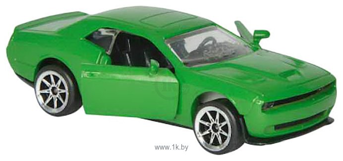 Фотографии Majorette Premium 212053052 Dodge Challenger SRT Hellcat (зеленый)
