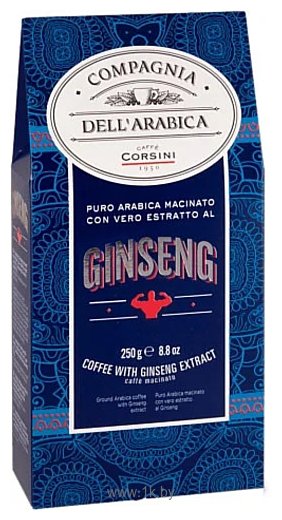 Фотографии Compagnia Dell'Arabica Puro Arabica Ginseng молотый 250г