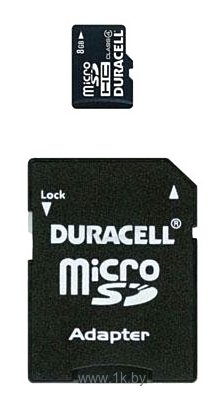 Фотографии Duracell microSDHC Class 4 8GB + SD adapter