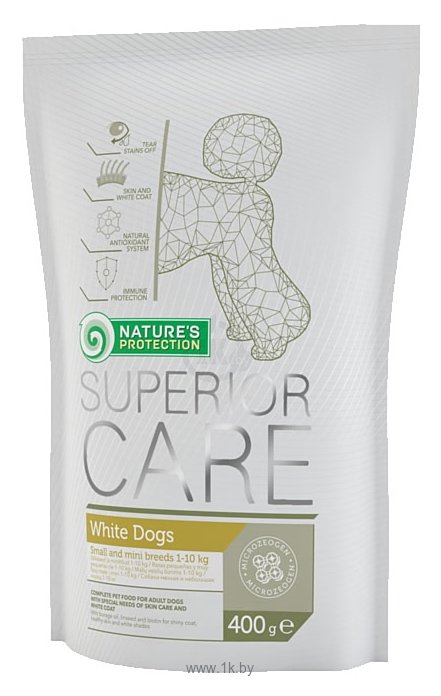 Фотографии Nature's Protection Superior Care White Dogs (0.4 кг)