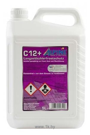 Фотографии Alpine Antifreeze C12 Plus 5л