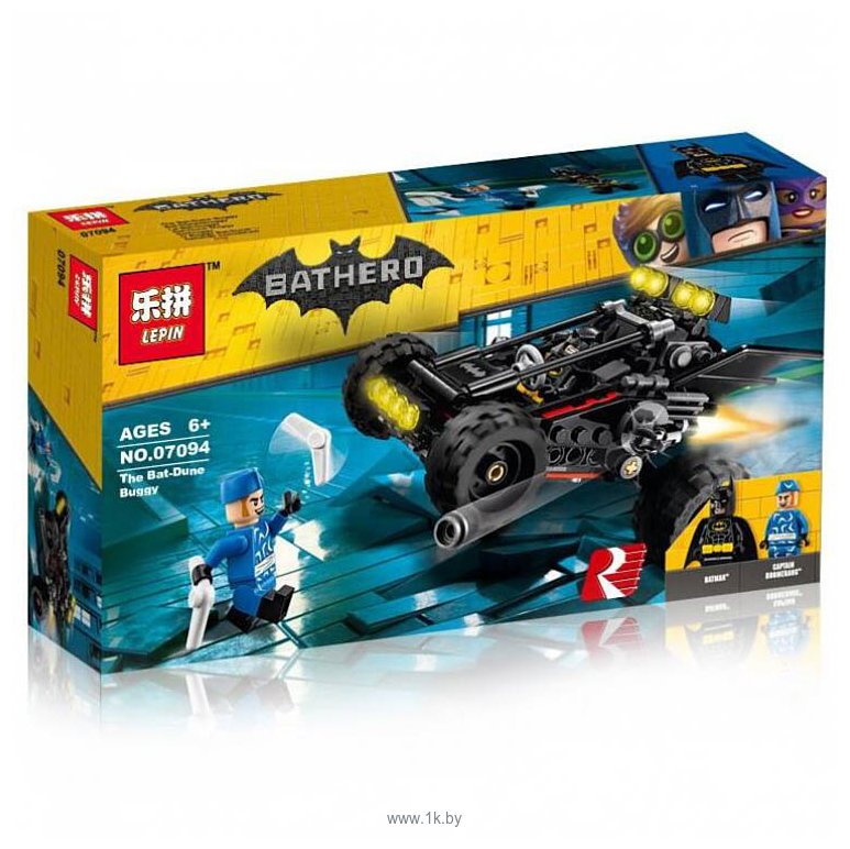 Фотографии Lepin Marvel 07094 Пустынный багги Бэтмена аналог Lego 70918