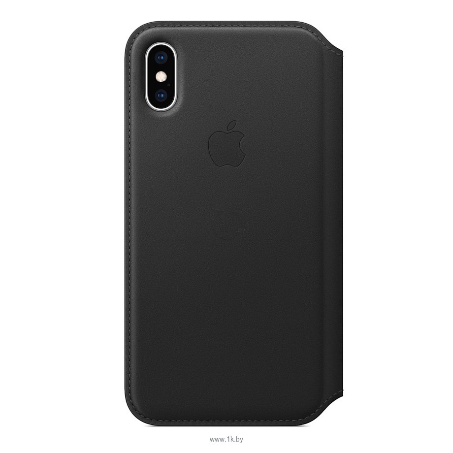 Фотографии Apple Leather Folio для iPhone XS Black