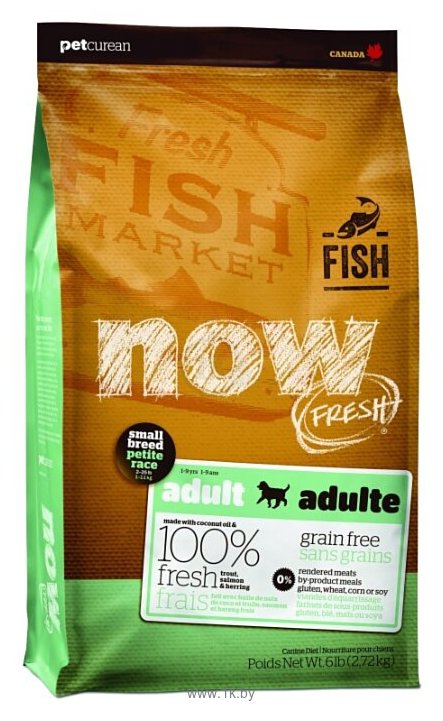 Фотографии NOW FRESH (2.72 кг) Grain Free Small Breed Recipe Fish