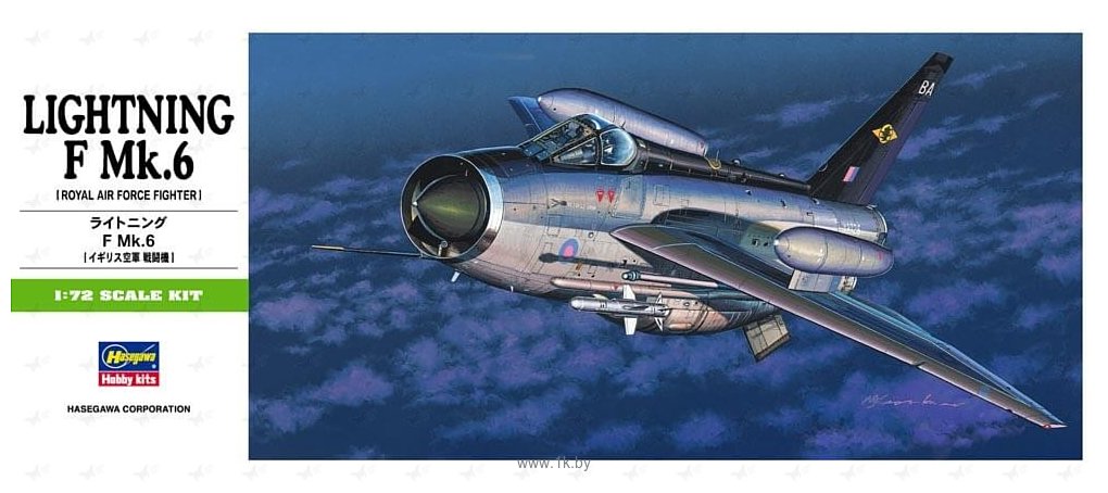 Фотографии Hasegawa Истребитель-перехватчик Lightning F Mk.6