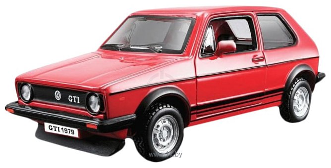 Фотографии Bburago Volkswagen Golf Mk1 GTI 1979 18-43205 (красный)