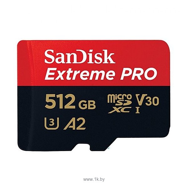Фотографии SanDisk Extreme Pro microSDXC Class 10 UHS Class 3 V30 A2 170MB/s 512GB + SD adapter