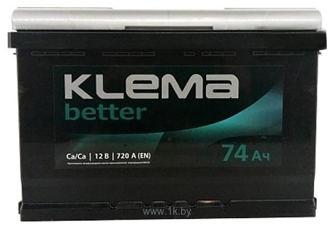 Фотографии Klema Better 6CТ-74А(0) (74Ah)